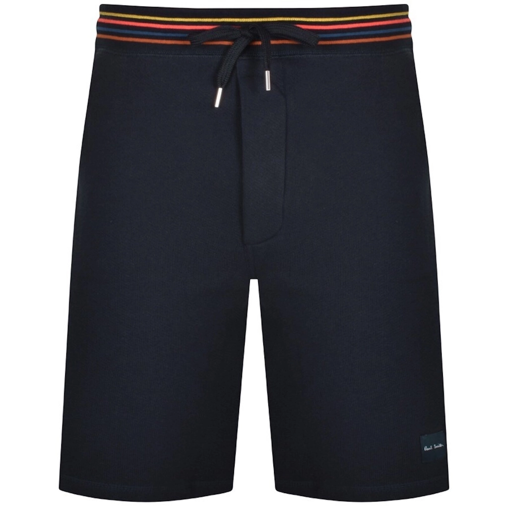 Paul Smith Rib Artist Jersey Shorts Navy